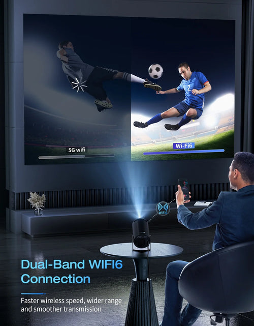 Load image into Gallery viewer, Mini Projector 1080P Portable Projector, Compatible with Ios/Android/ Windows/Tv/Hdmi/Usb White 1PC
