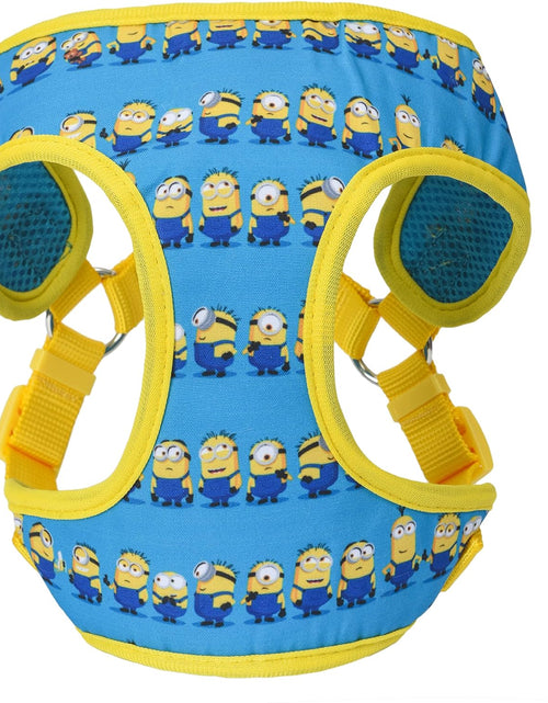 Load image into Gallery viewer, Dog Harness, Small, Blue  in a Row | Comfortable Mesh No-Pull Dog Harness| Gifts for  Fans and Their Pets | Officially Licensed Pet Product from Universal Studios
