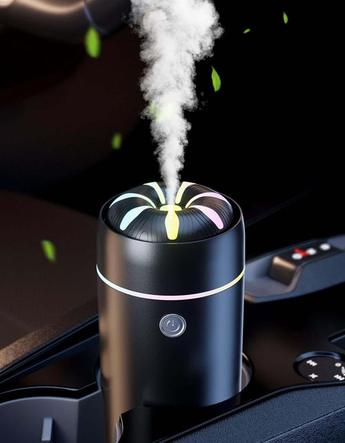 Load image into Gallery viewer, Car Humidifier Diffuser - Smart Cool Mist Air Freshener for Essential Oils - USB for Car, Home, Office, Bedroom (Black)
