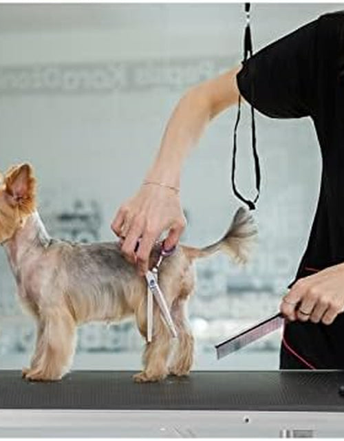 Load image into Gallery viewer, Pet Grooming Table for Large Dogs Adjustable Professional - Portable Trimming Drying Table W/Arm/Noose/Mesh Tray, Maximum Capacity up to 330LB
