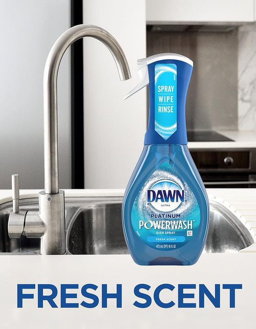 Load image into Gallery viewer, Platinum Powerwash Dish Spray, Dish Soap Liquid, Fresh Scent Bundle, 1 Spray (16Oz) + 3 Refills (16Oz Each)(Pack of 4)
